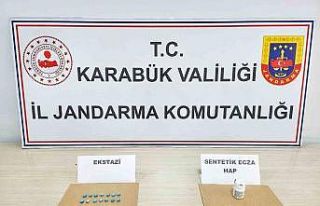 Karabük’te 22 adet sentetik hap ele geçirildi