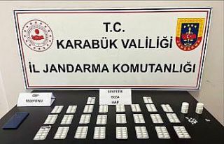 Karabük’te 353 adet sentetik ecza hap ele geçirildi