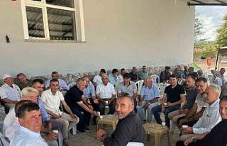 Karacakaş Köyünde yağmur duası ve birlik yemeği