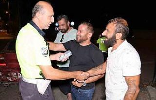 Karadenizli alkollü sürücünün 0.50 promil sevinci...