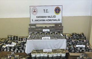 Karaman’da 250 kilo mühürsüz sığır eti ele...