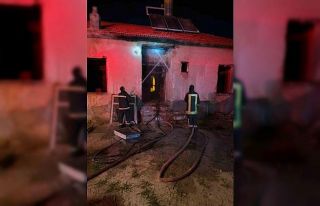 Karapınar’da müstakil evde yangın