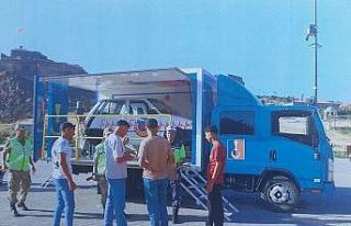 Kars’ta jandarmadan simülasyonlu emniyet kemeri...