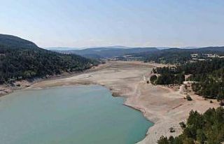 Kastamonu’nun su ihtiyacını karşılayan barajda...