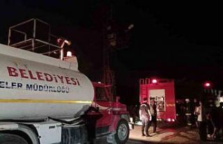 Kemer’de trafo yangını