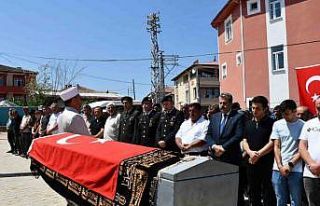 Kıbrıs gazisi son yolculuğuna uğurlandı