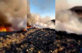 Kilis’te çöplük alanda çıkan yangın kısa...