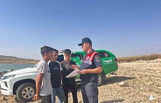 Kilis’te Jandarmadan balıkçılara bilgilendirme