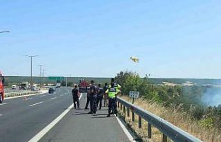 Kırklareli’nde çıkan yangın söndürüldü:...