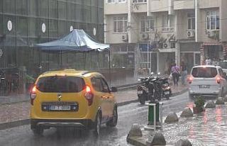 Kırklareli’nde sağanak etkili oluyor