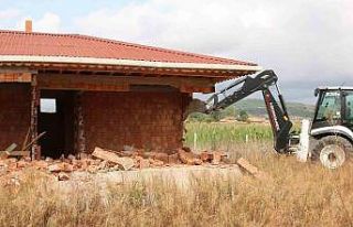 Kırsalda kaçak yapıya geçit verilmiyor