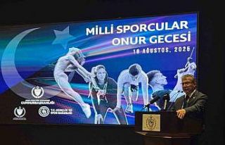 KKTC’de "Milli Sporcular Onur Gecesi"...