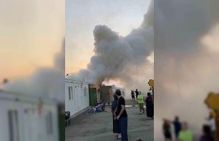 Konteyner kentte korkutan yangın