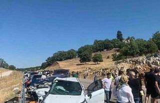 Konya’da üç aracın karıştığı kazada 7 yaralı