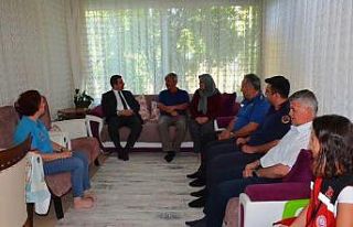 Köyceğiz Kaymakamı Kumcu, şehit ailelerini unutmadı