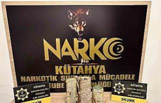 Kütahya’da uyuşturucuyla yakalanan şüpheli tutuklandı