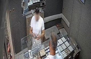 Kuyumcudan küpe çalan şahıs tutuklandı