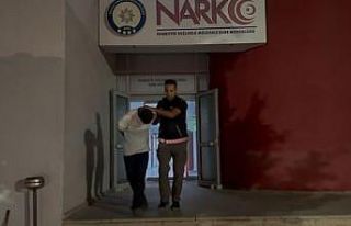 Madde aldığı öne sürülen şahıs görüntülerdeki...