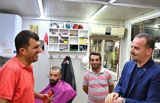 MAGİNDER Başkanı Karademir Kanalboyu esnafı ile...