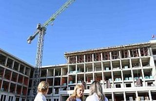 Malatya Yeni Adliye Sarayı’nda çalışmalar hız...