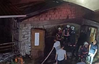 Malatya’da ahır yangını