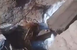 Malatya’da altyapı çalışması sırasında yol...