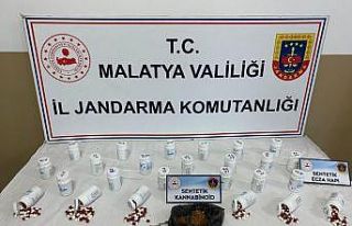 Malatya’da jandarmadan uyuşturucu operasyonu