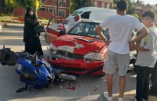 Malatya’da otomobil ile motosiklet çarpıştı:...