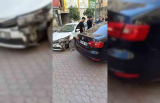 Mardin’de maddi hasarlı zincirleme kaza