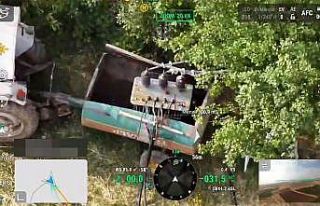 Mardin’de su tankerinde muhafaza edilen "kaçak...