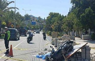 Marmaris’te Motosiklet can aldı