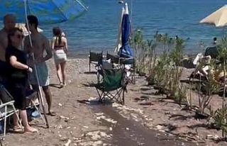 Marmaris’te otelin havuz suyu halk plajına aktı