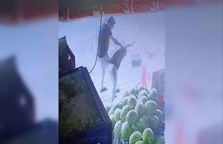 Marulu beğenmeyince çalışanı döven bekçi, adliyeye...