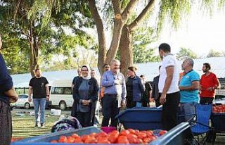 Melikgazi’de Salça günleri devam ediyor