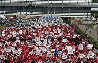 Memur-Sen üyeleri Hazine ve Maliye Bakanlığı’na...