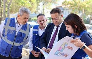 Menteşe’de devam eden yatırımlar yerinde inceledi