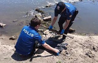 Meriç Nehri’nde suların çekilmesi ile tarihi...