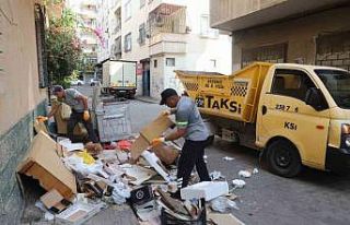 Mersin’de çöp taksiler mobilya atıkları için...