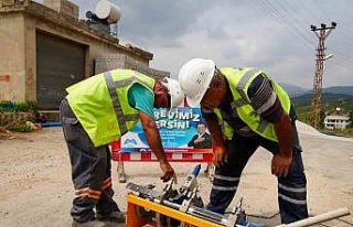 MESKİ, altyapı hattı çalışmalarını sürdürüyor