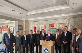 MHP heyeti, İspir’de heyelan bölgesinde