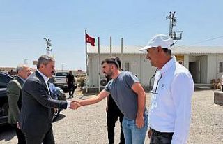 Milletvekili Tatar, Cizre-Silopi yol şantiyesinde...