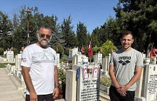 Milli yüzücü Doğukan Ulaç, şampiyonluğunu Şehit...