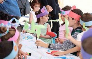 Minikler atölye keyfini çıkardı