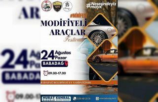 Modifiye araç meraklıları Babadağ’da buluşuyor