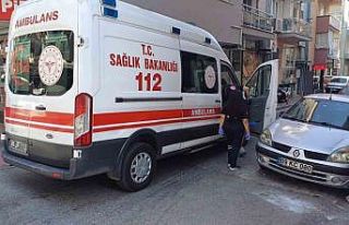 Motosikletten düşen sürücü yaralandı