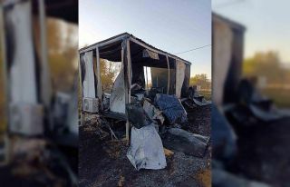 Muş’ta çıkan yangında 30 dönümlük alan küle...