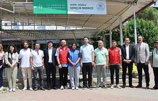 Nazilli Gençlik Merkezi’nde incelemelerde bulunuldu