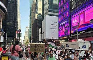 New York’ta on binlerce kişilik İsrail protestosu