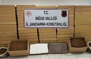 Niğde’de 50 milyon TL’lik kaçak tütün operasyonu