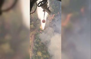 OGM: "Ilgardere mevkiinde çıkan yangına havadan...